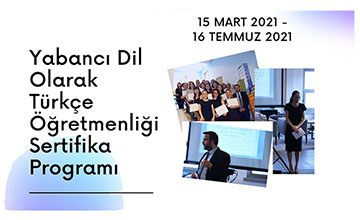 2020 – 2021 Akademik Yılı  – Yabancı Dil Olarak Türkçe Öğretmenliği (YDTO) Video Tabanlı Online Sertifika Programı Kayıtları Devam Ediyor